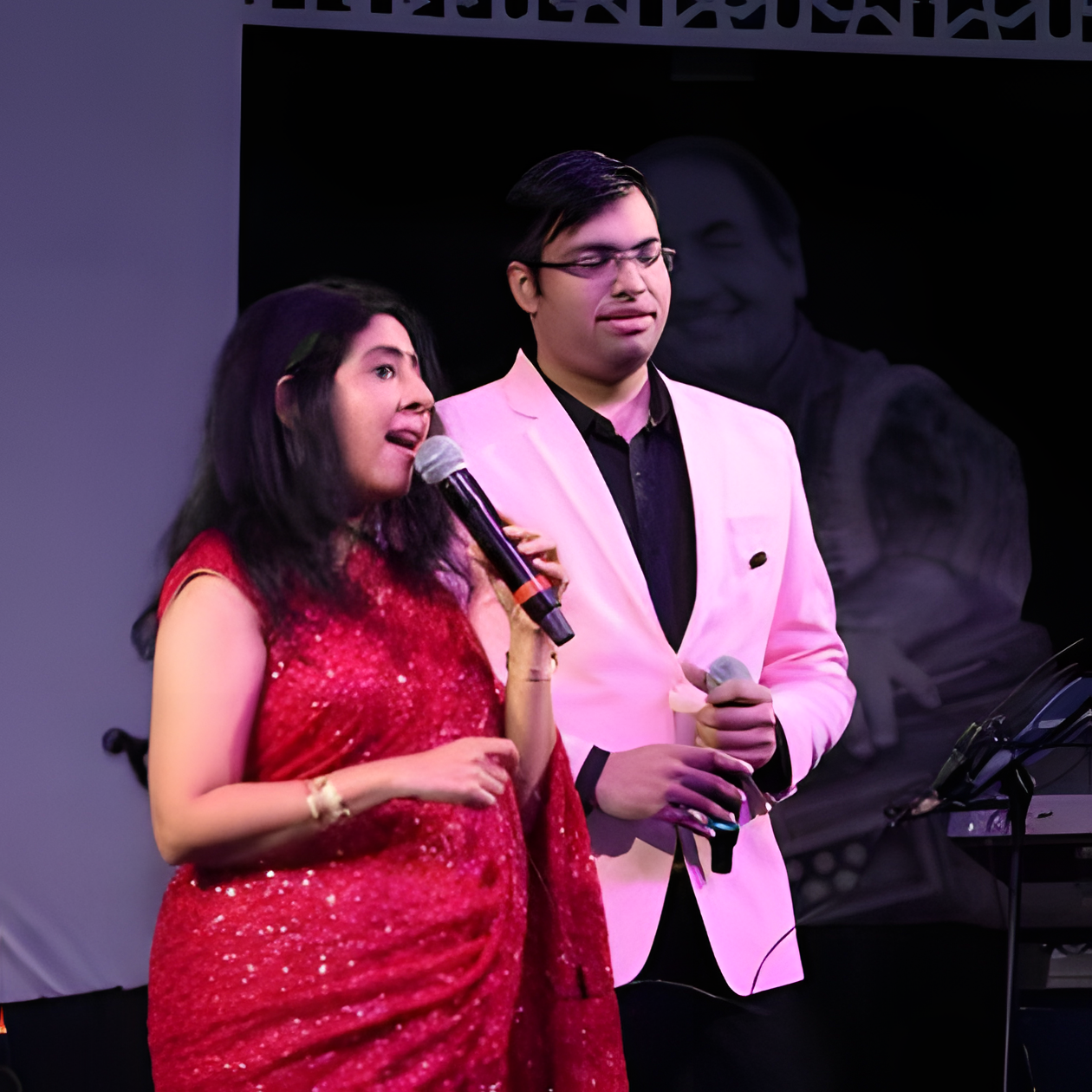 Live duet performance